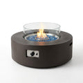 Propane Fire Pit Table Designed for Outdoor Entertainment, 50,000 BTU Output, 41-Inch Round, Electronic Ignition