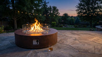 41''Round Fire Pit Table,50000 BTU Outdoor Propane Patio Fire Pit — Lifestyle
